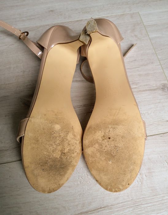 Sandałki nude, 39, stan jak nowe CCC