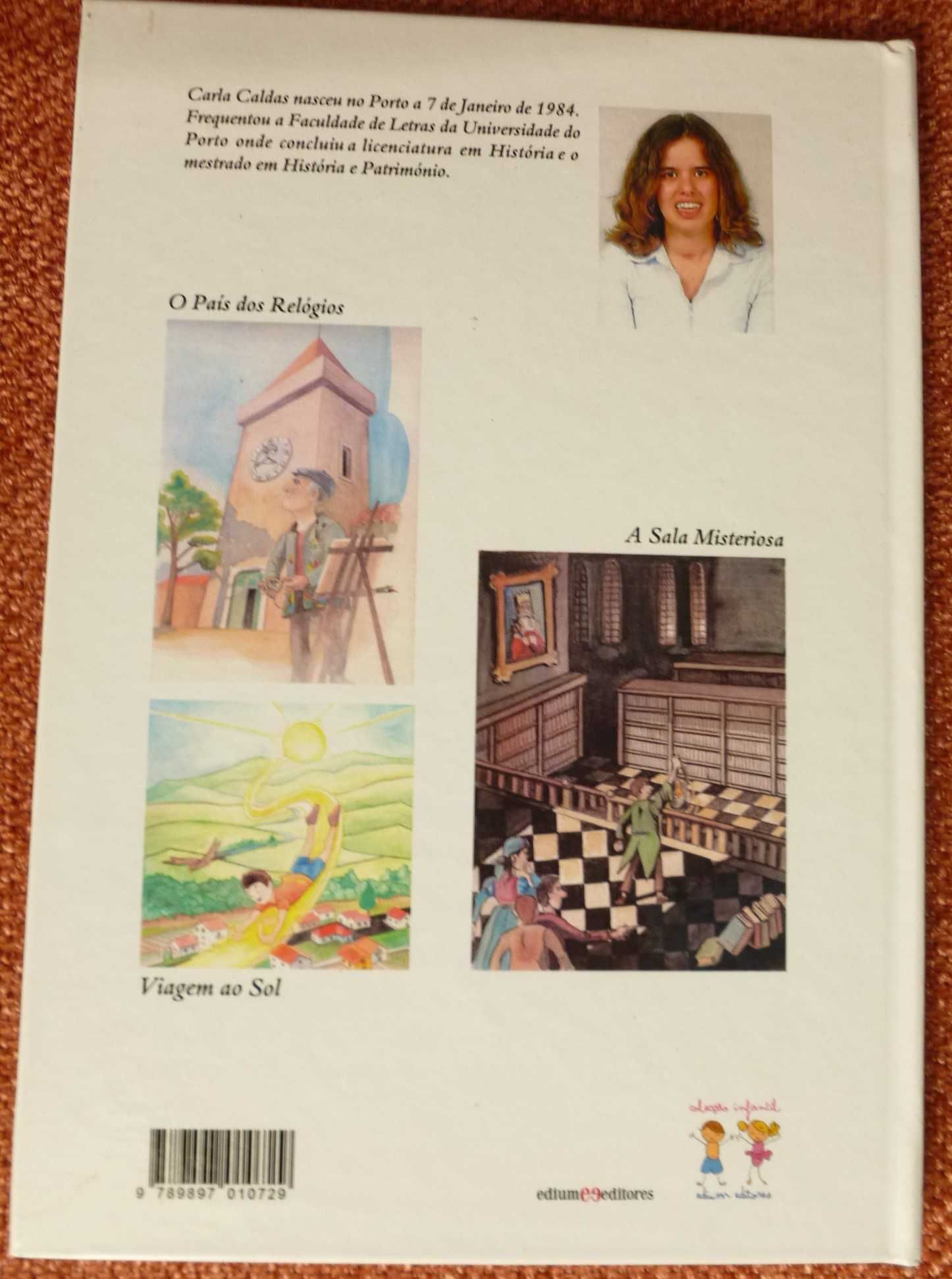 livro "O País dos Relógios e Outras Histórias"