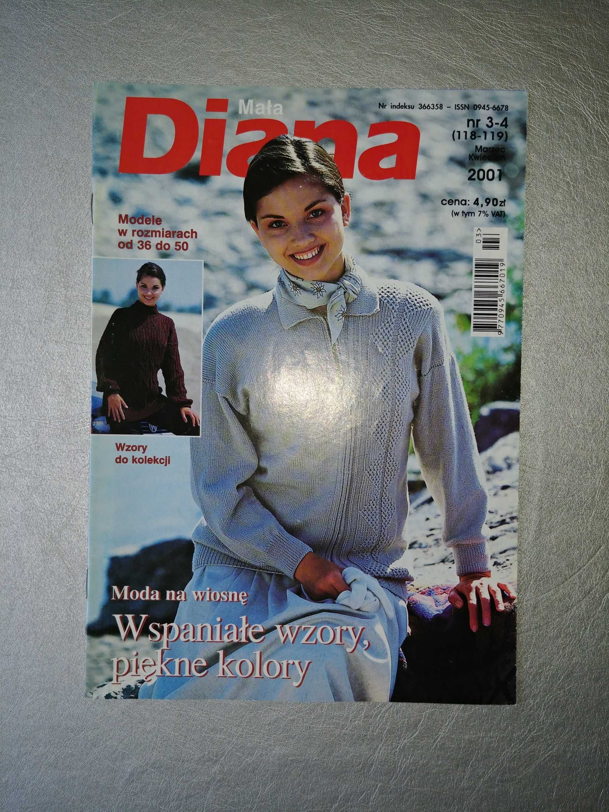 Robótki na drutach, Kolekcja z wzorami: Sandra dzianiny, Swetry, Diana