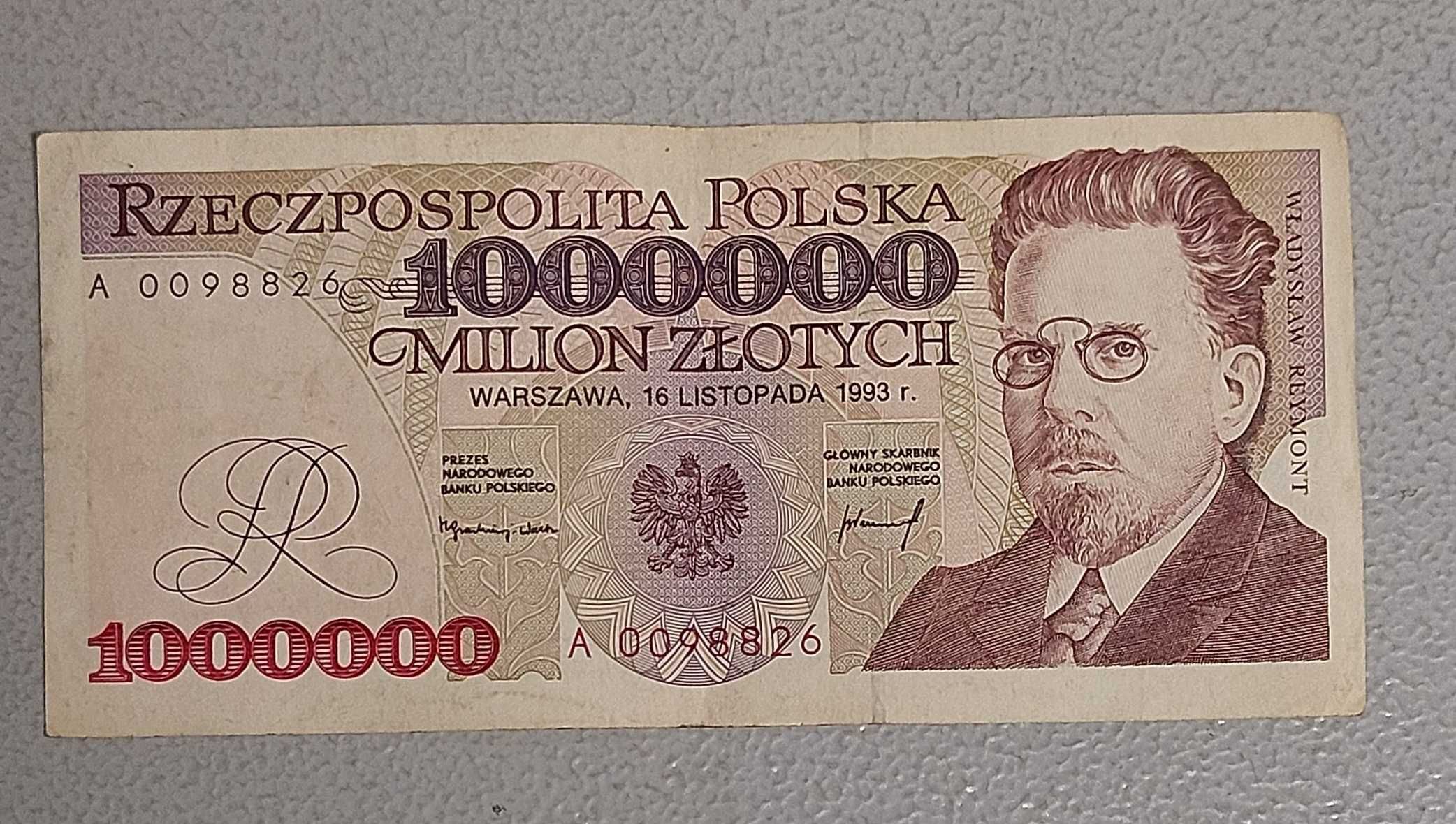 500000 zł banknot PRL obiegowy seria P 1993