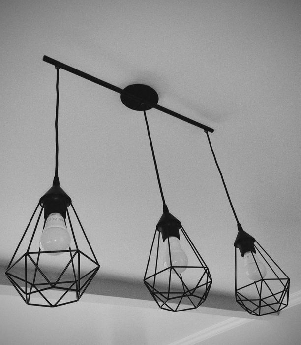 Candeeiro teto estilo industrial