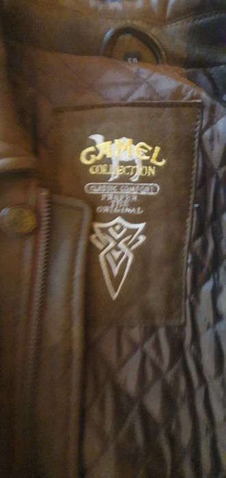 Casaco pele Camel