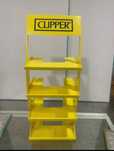 Expositor clipper novo de 4 prateleiras