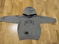 Szara bluza Oxford z kapturem