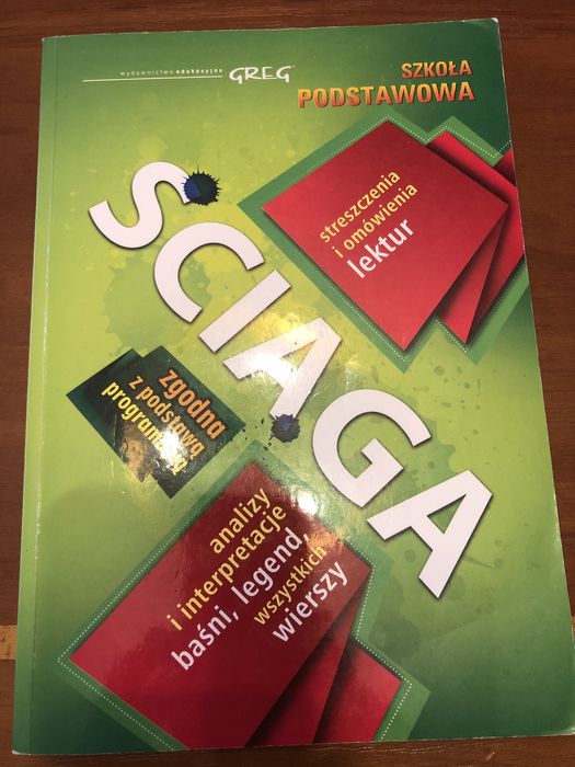 Ściąga szkoła podstawowa język polski wydawnictwo Greg