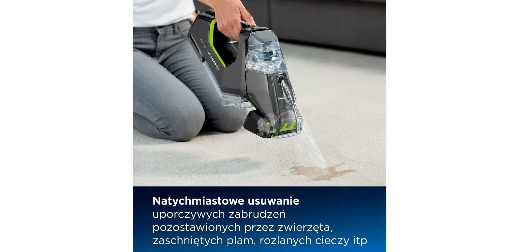 Odplamiacz do Dywanów i Tapicerki Odkurzacz Parowy