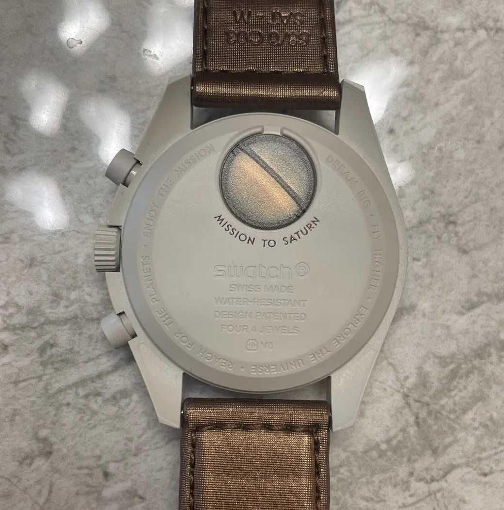 Omega x Swatch Saturn SO33T100 - Najlepsza Oferta Online