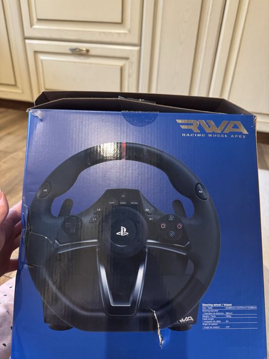 Кермо Hori Racing Wheel  Apex PS4 black