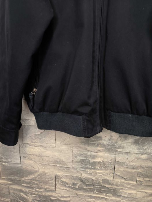 Kurtka Wiatrówka Gant Harrington Bomberka Granatowa Logo