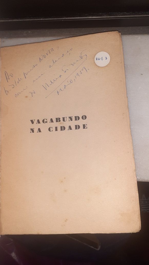 Vieira Simões Vagabundo na cidade 1959 Rui Knopfli ilustração raro