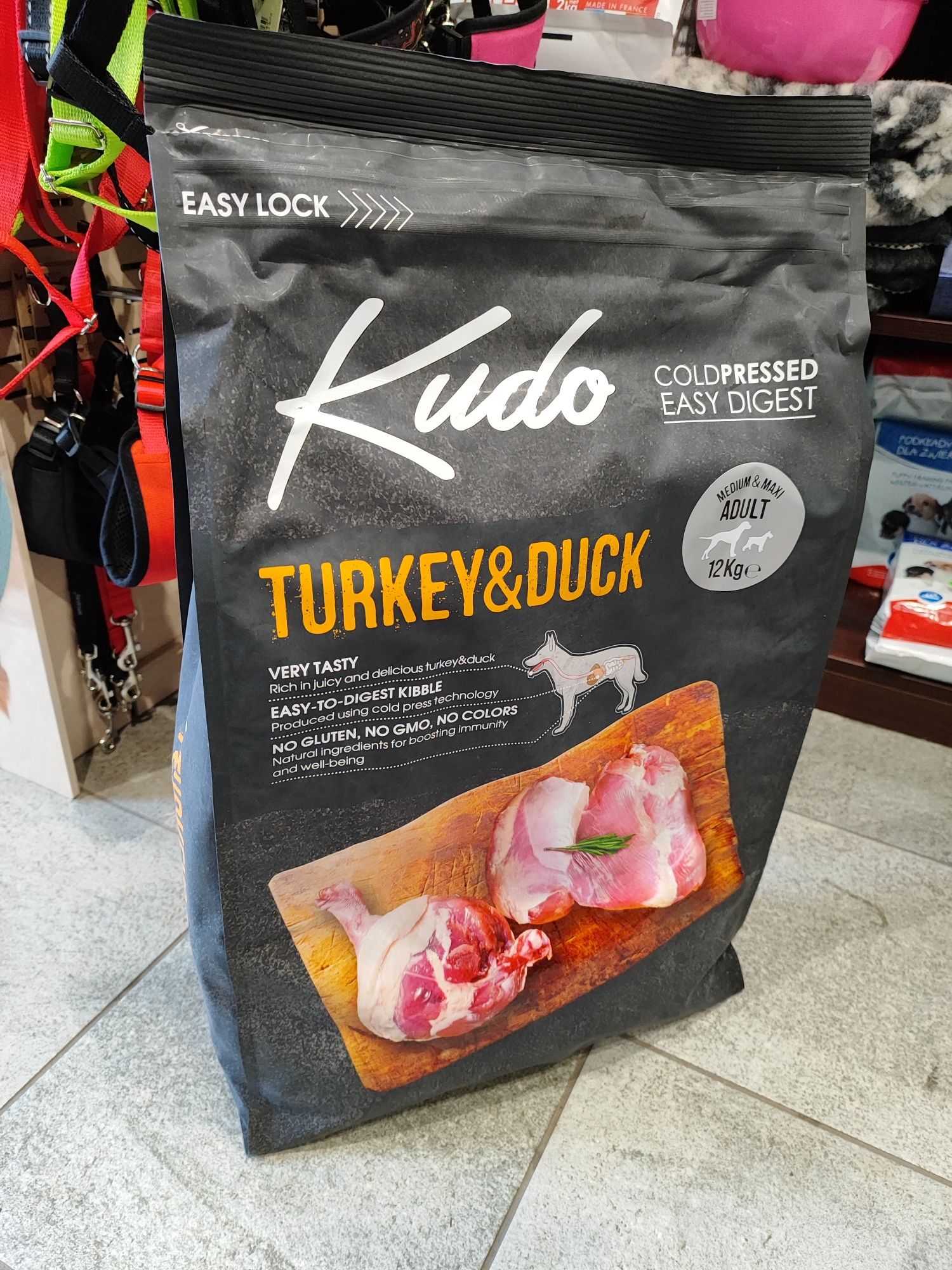 Kudo karma tłoczona na zimno dla dużych psów 12kg