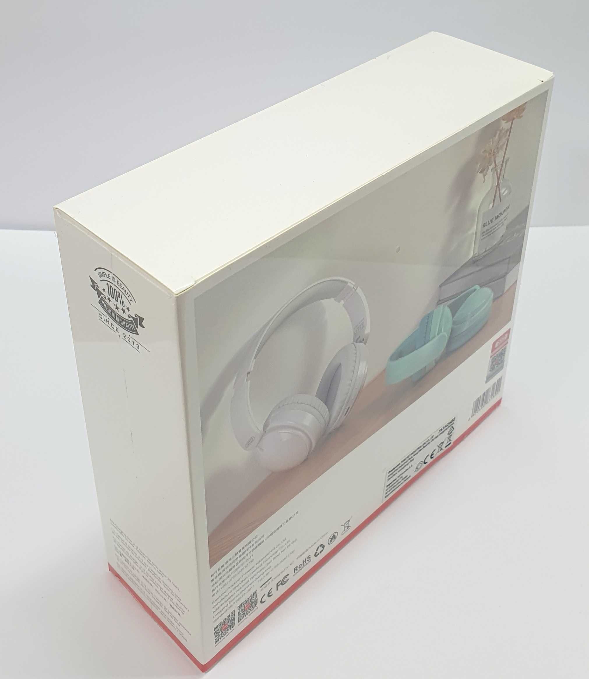 XO Słuchawki Bluetooth BE36 Nauszne - Białe