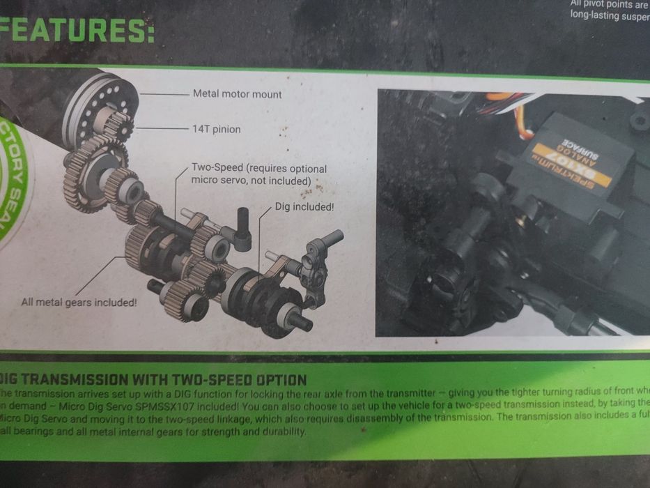 1/10 SCX10 III Jeep JT Gladiator Rock Crawler with Portals