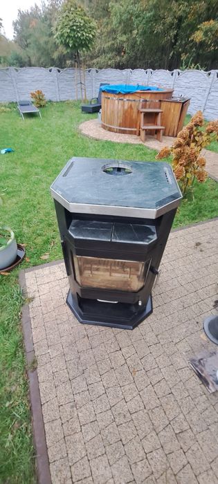 Piec kominkowy kominek koza węgiel drewno 8 KW