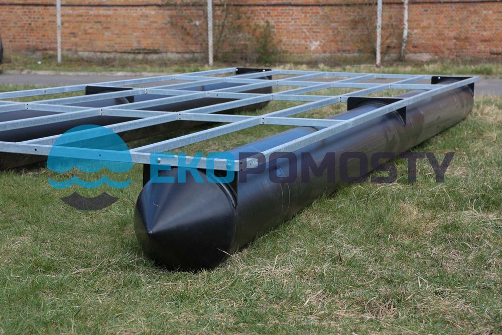 OD RĘKI! - Pomost pływający, platforma pływająca, tratwa 6x2,4m