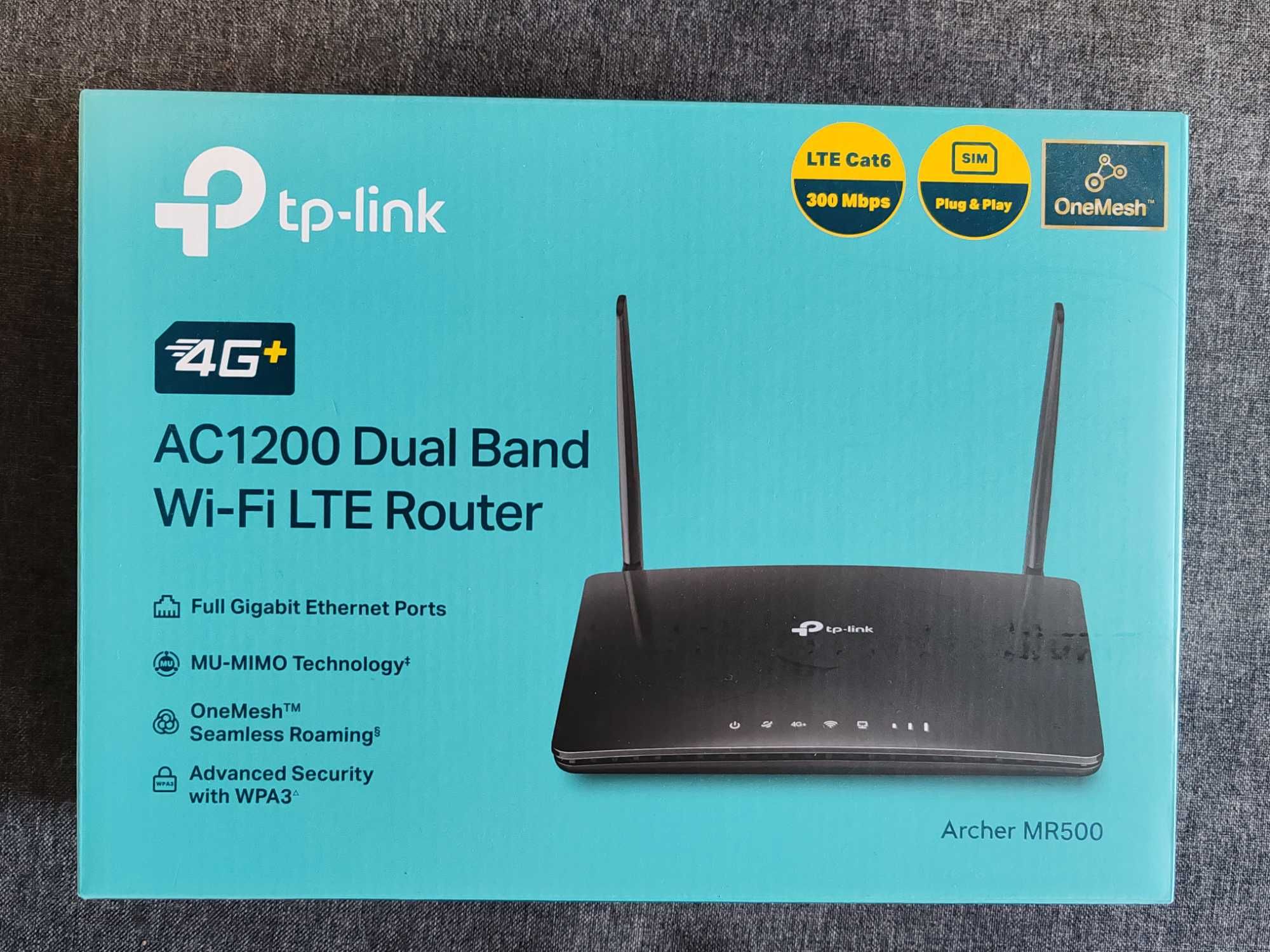 Router tp-link Wi-Fi LTE 4G+ AC1200