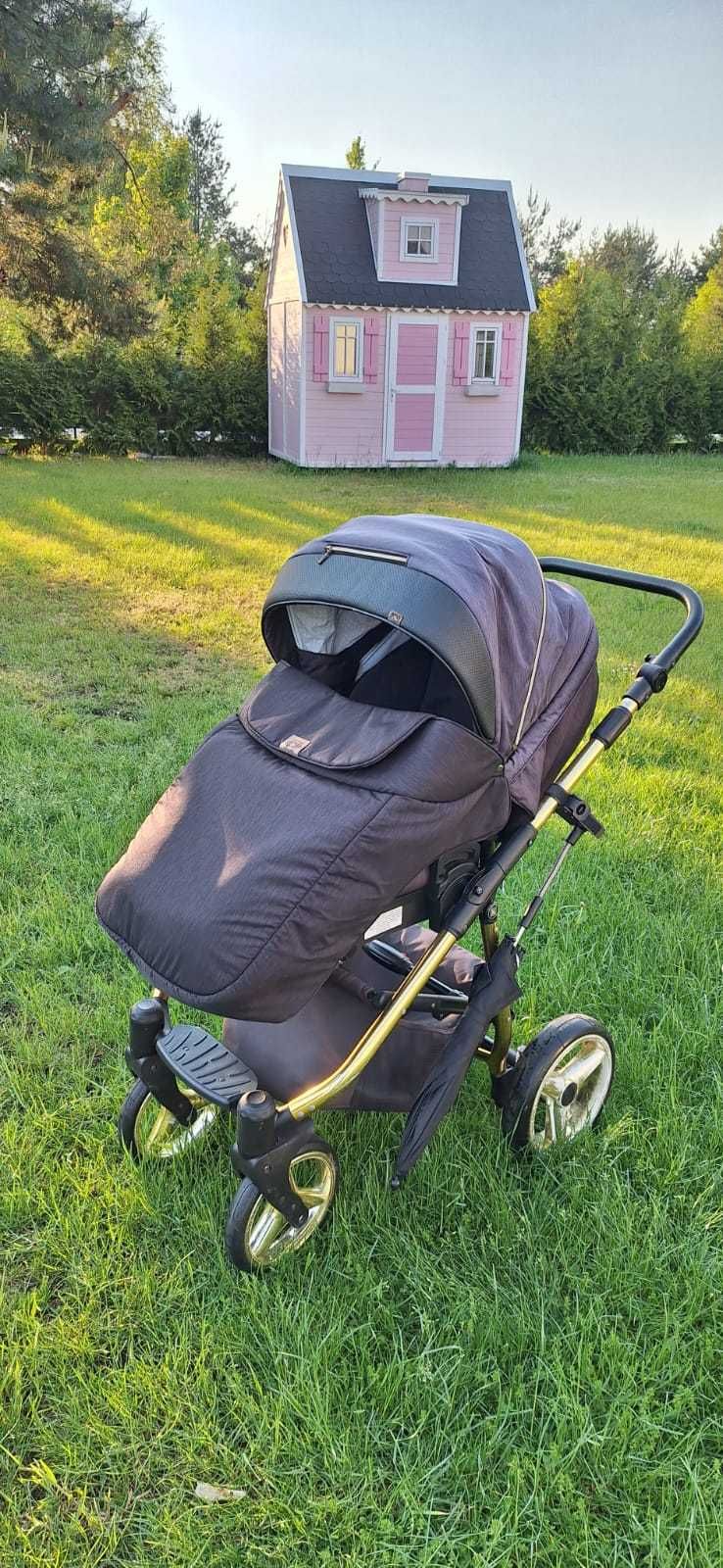 Wózek Acamex reggio specjal edition 2w1 złoto czarny