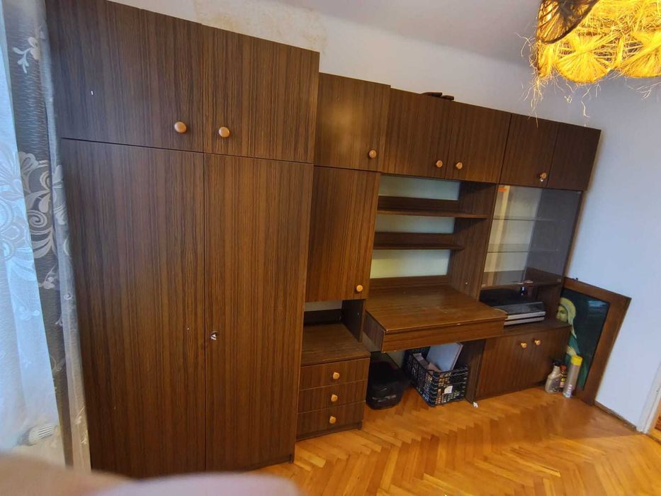 Za darmo regał z lat 80, biurko, szafa, witryna