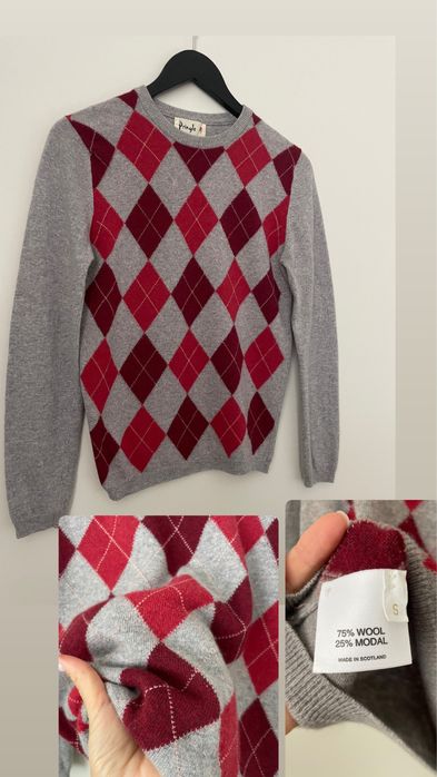 Люкс бренд крутий светр вовна S