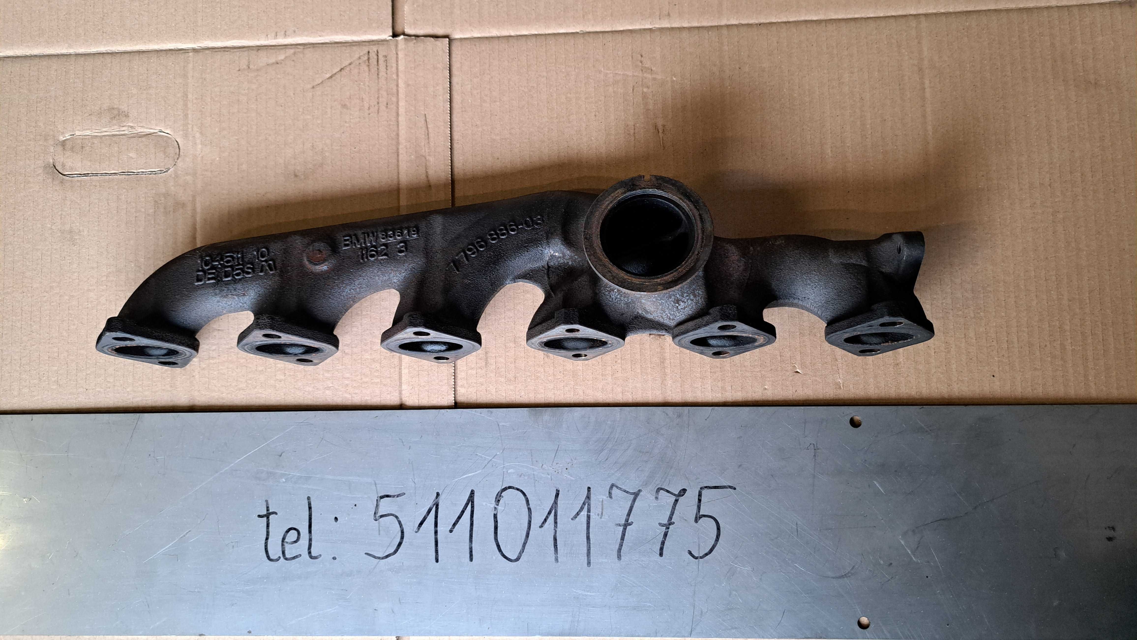 Kolektor wydechowy BMW e60 M57D30 231KM 7.7.9.6.8.8.6 polift
