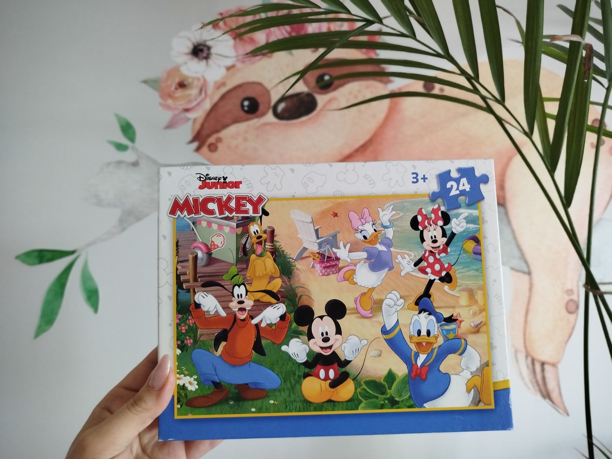 Duży zestaw puzzli