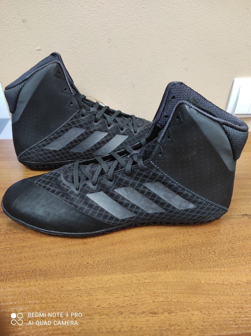 ОРИГІНАЛ 100% Боксерки Adidas Mat Wizard 4 black/carbon ac6971 51 1/3