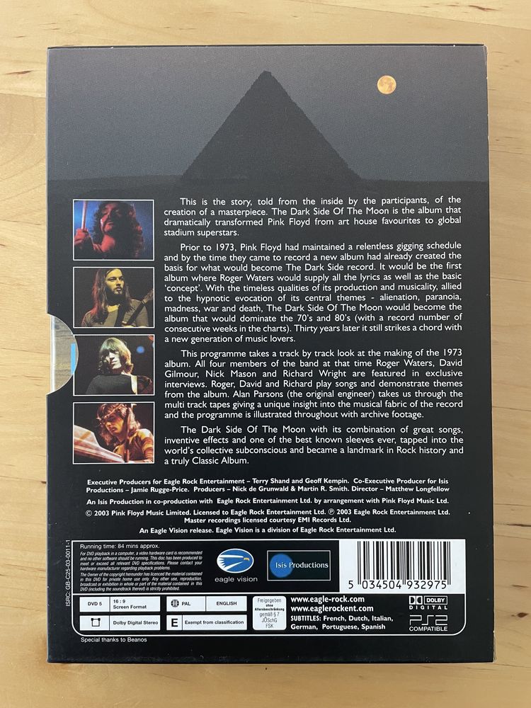 Pink Floyd dvd’s
