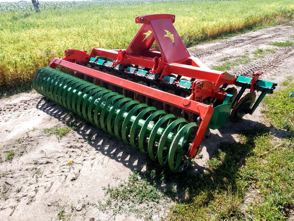 Talerzowka 3m Wał daszkowy rurowy Grano system brona talerzowa Agr