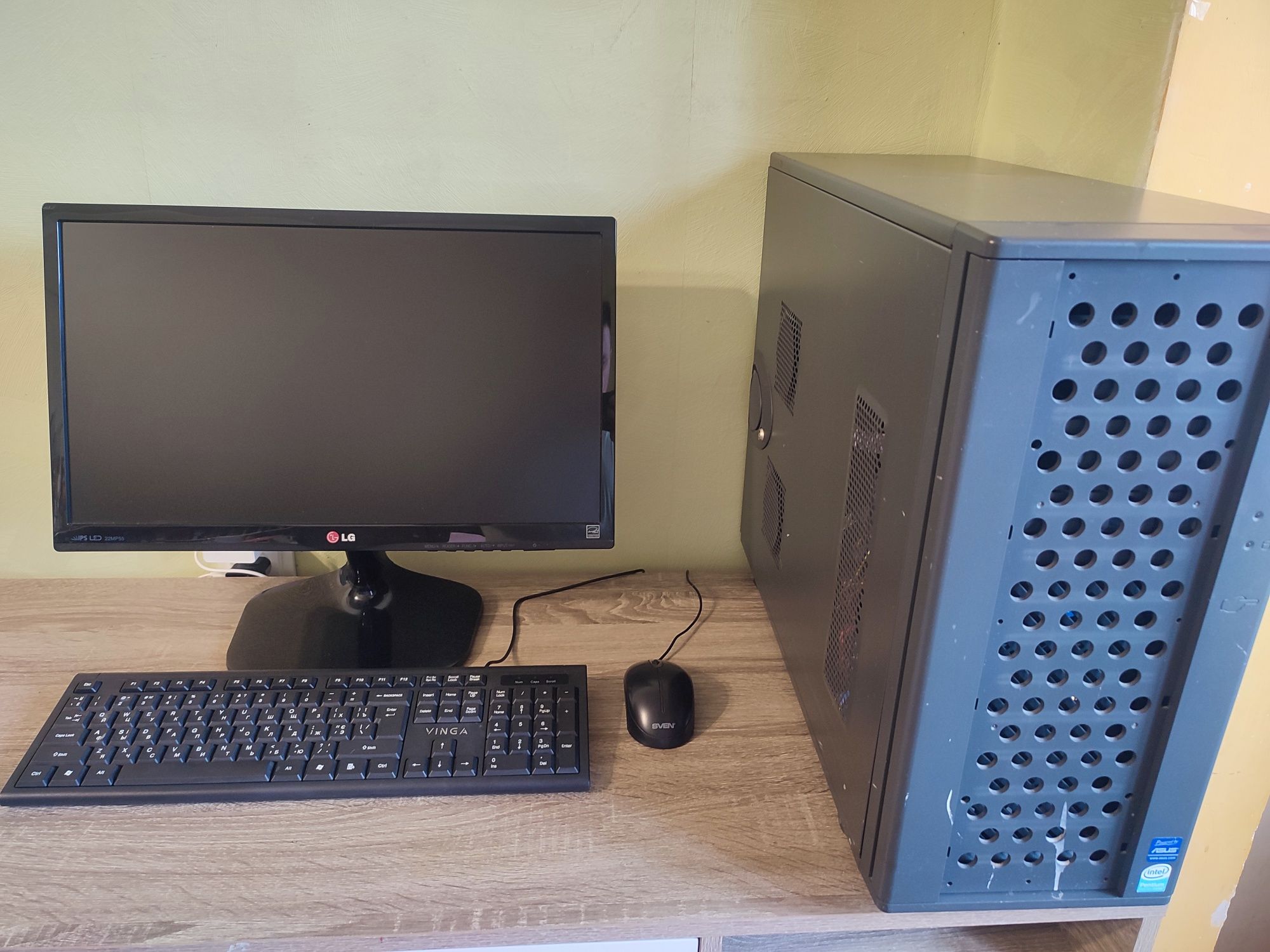 Системный блок ПК i5-3550, ОЗУ 8 Gb, SSD 120 Gb, HDD 1Tb, GeForce 9600