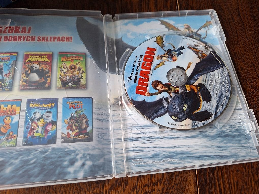 Jak wytresować smoka. How to train your dragon. DVD. Dream Works.