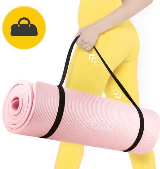 Mata do ćwiczeń 180×60 NBR 4FIZJO Jogi Pilates Aerobiku Cardio 1cm