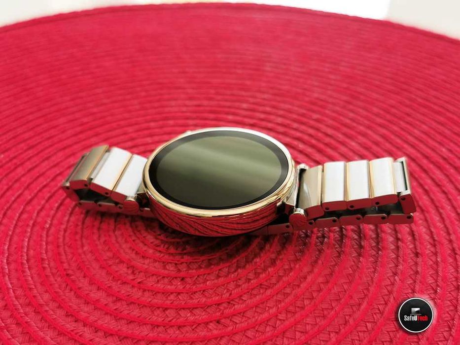 JAK NOWY Huawei Watch GT4 Elite 41mm BRANSOLETA - złoto - srebro - GW.