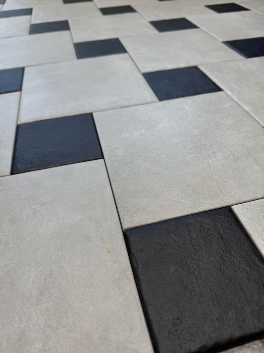 Płytki Gres 20x20 10x10 MAT Spectre Grys Nero WYPRZEDAŻ LEROY MERLIN