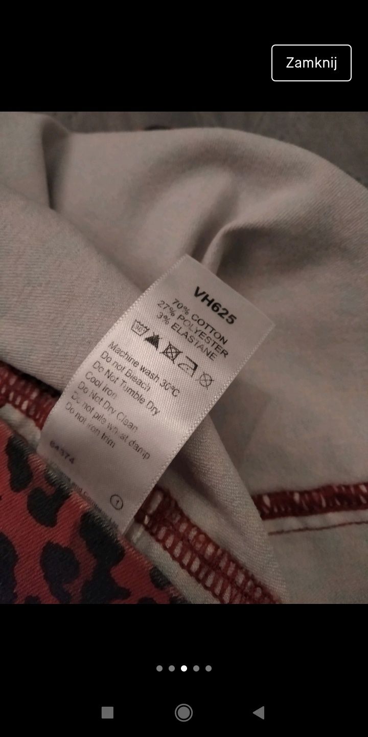 Sukienka nowa w panterkę r.XL