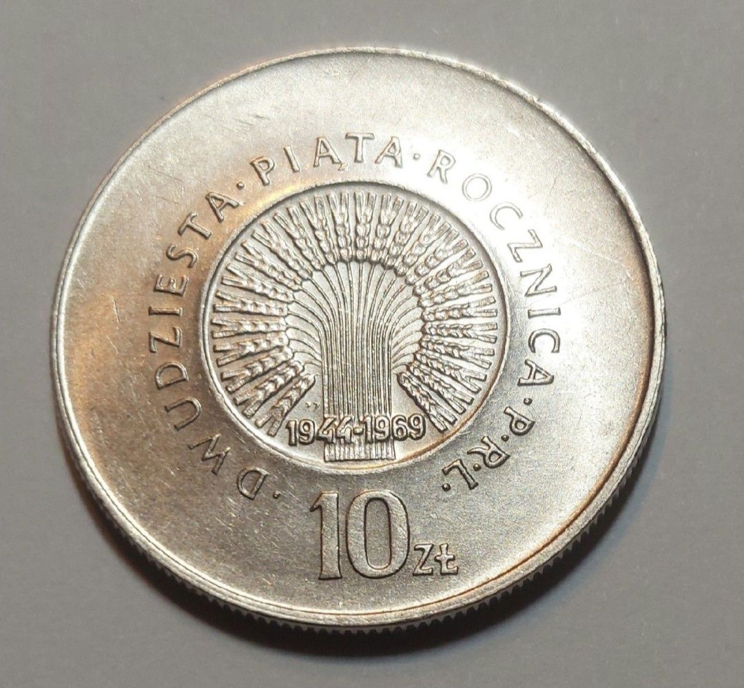 10 złotych 1969 - 25 rocznica PRL  [#486]