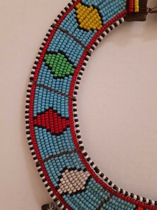 Colar vintage Masai missangas