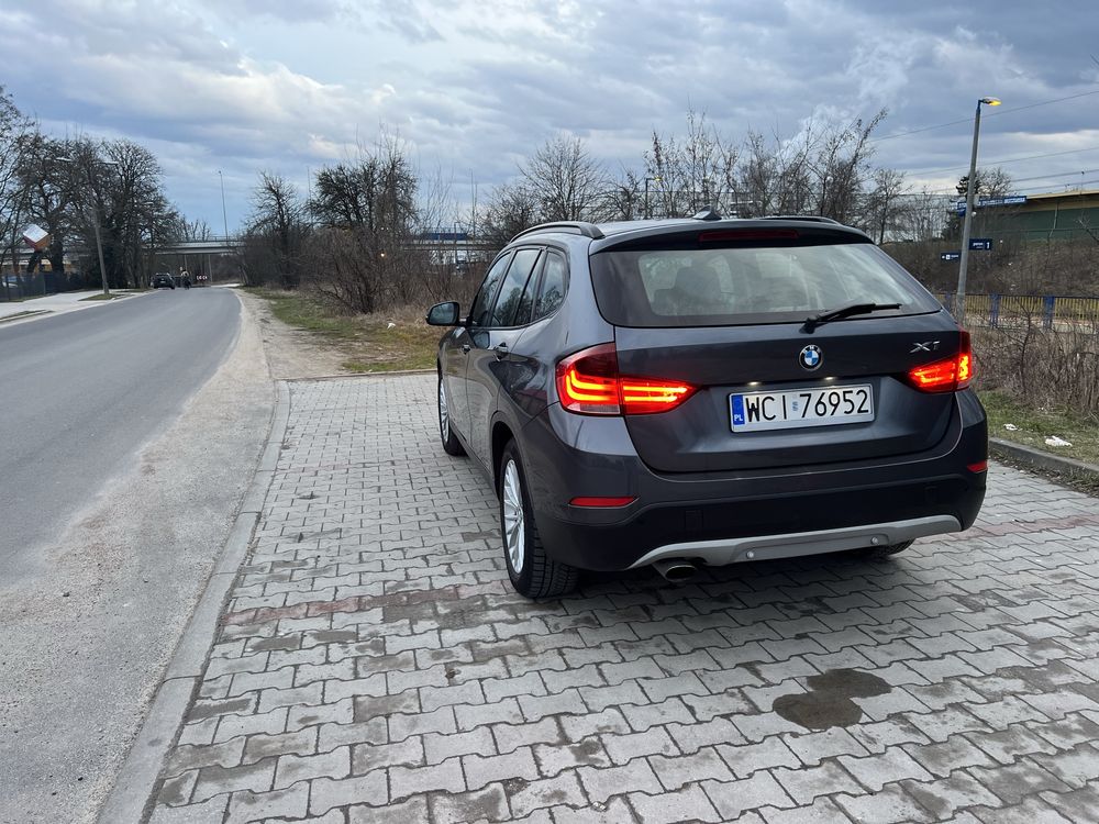 BMW X1 E84 lift 2.0d 2012r Bluetooth, skóry, nawigacja. Zamiana