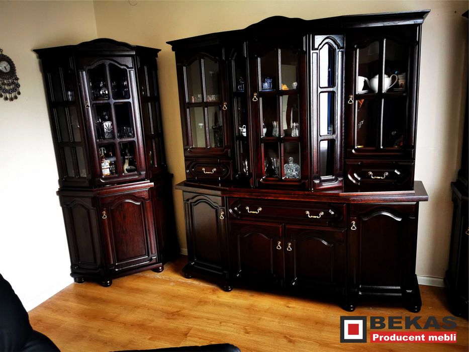 Stylowa Komoda 180` ( 2S-4D) Orzech Włoski Wenge Bekas Producent Mebli