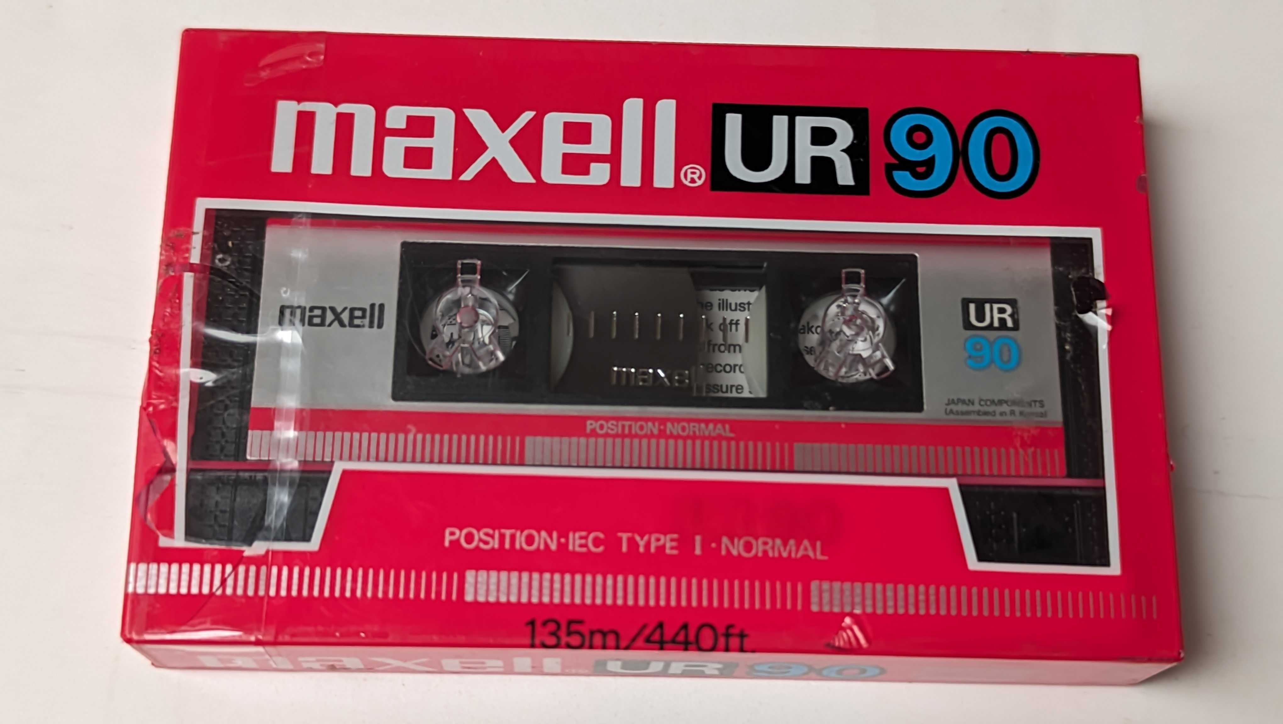 Maxell UR 90 rocznik 1986 uszkodzona folia /opakowanie 1szt.