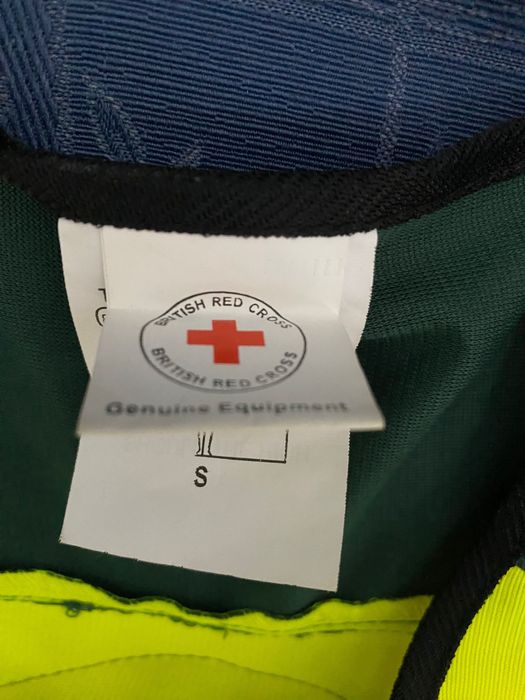 Casaco/colete pro alta visibilidade British Red Cross p/ colecionador