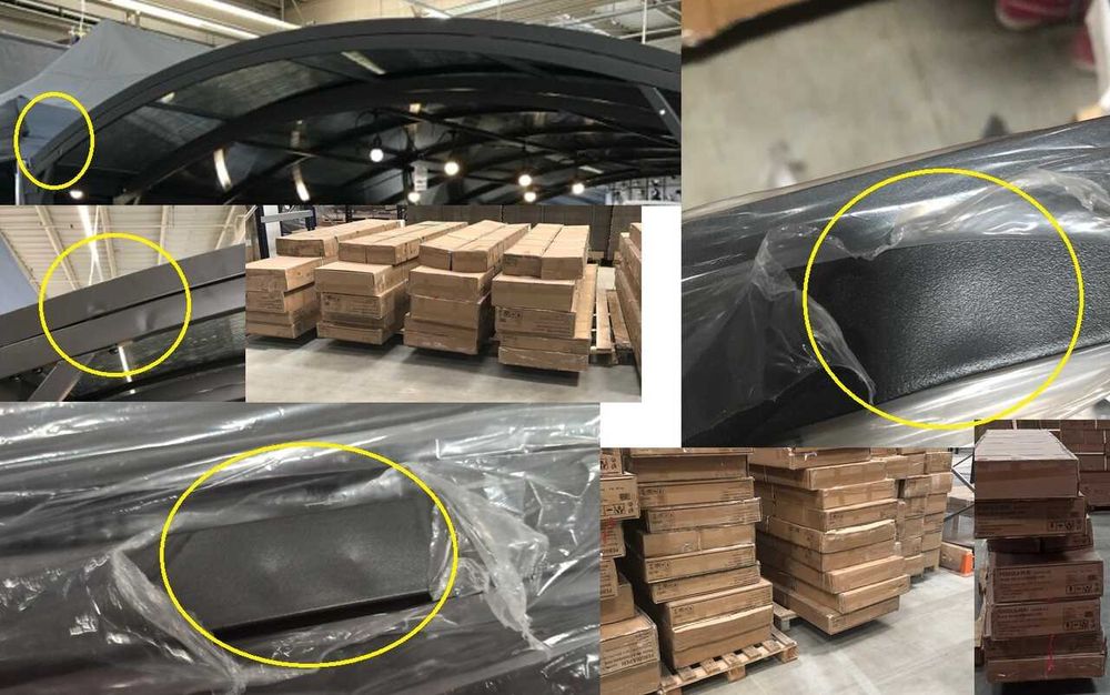 Altana Ogrodowa 3X5,7M wiata garażowa Rozsuwana Poliwęglan 8 mm