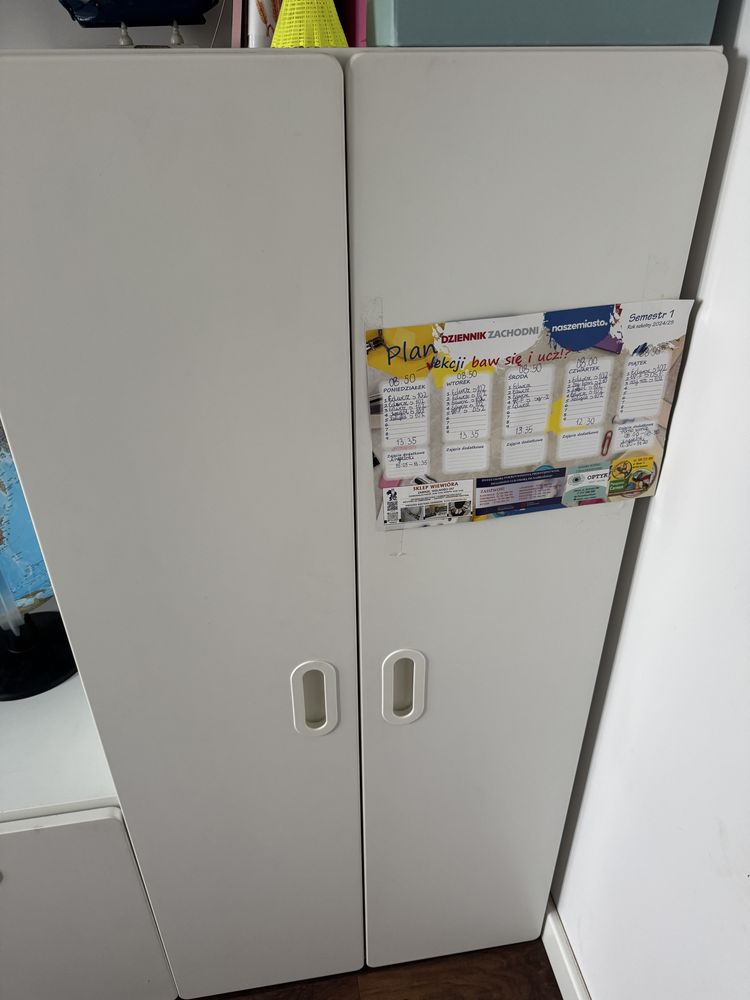 Meble dziecięce Stuva/ Smastad, białe - bardzo dobry stan.
