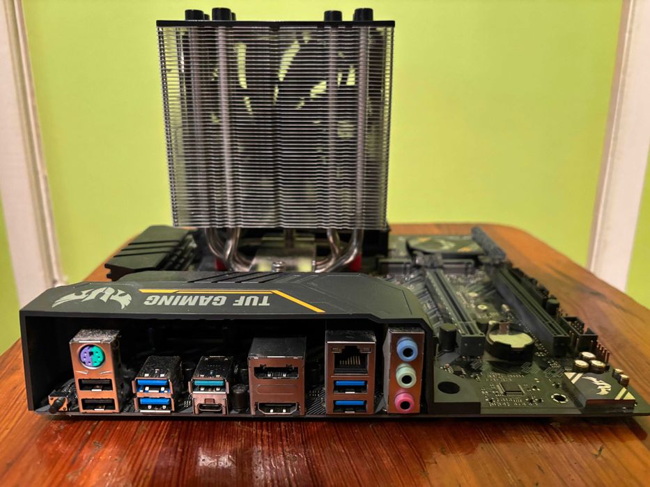 Комплект Asus tuf gaming b450m pro ii,Ryzen 5 5500,32ram kingston 3200