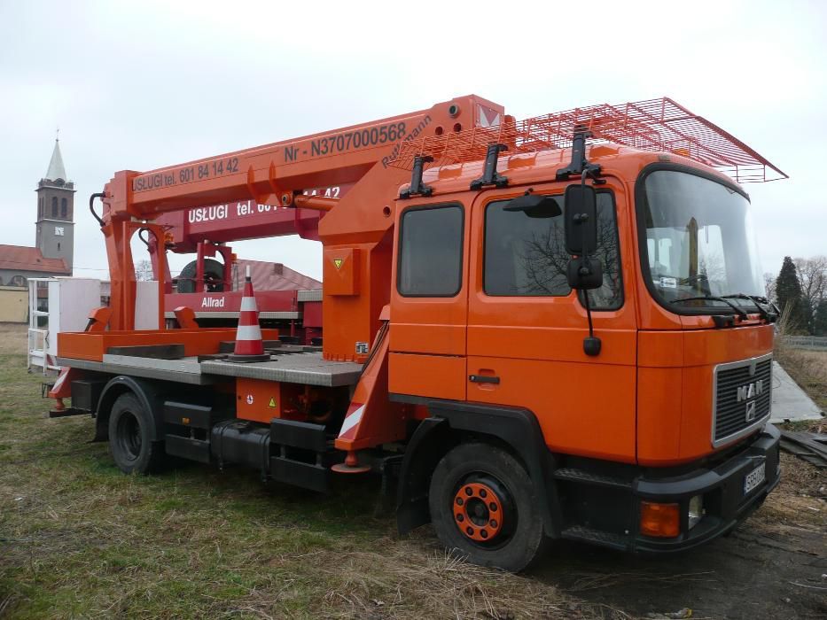 Podnośniki Koszowe  Zwyżki Wysięgniki 18m-42m/4x4/