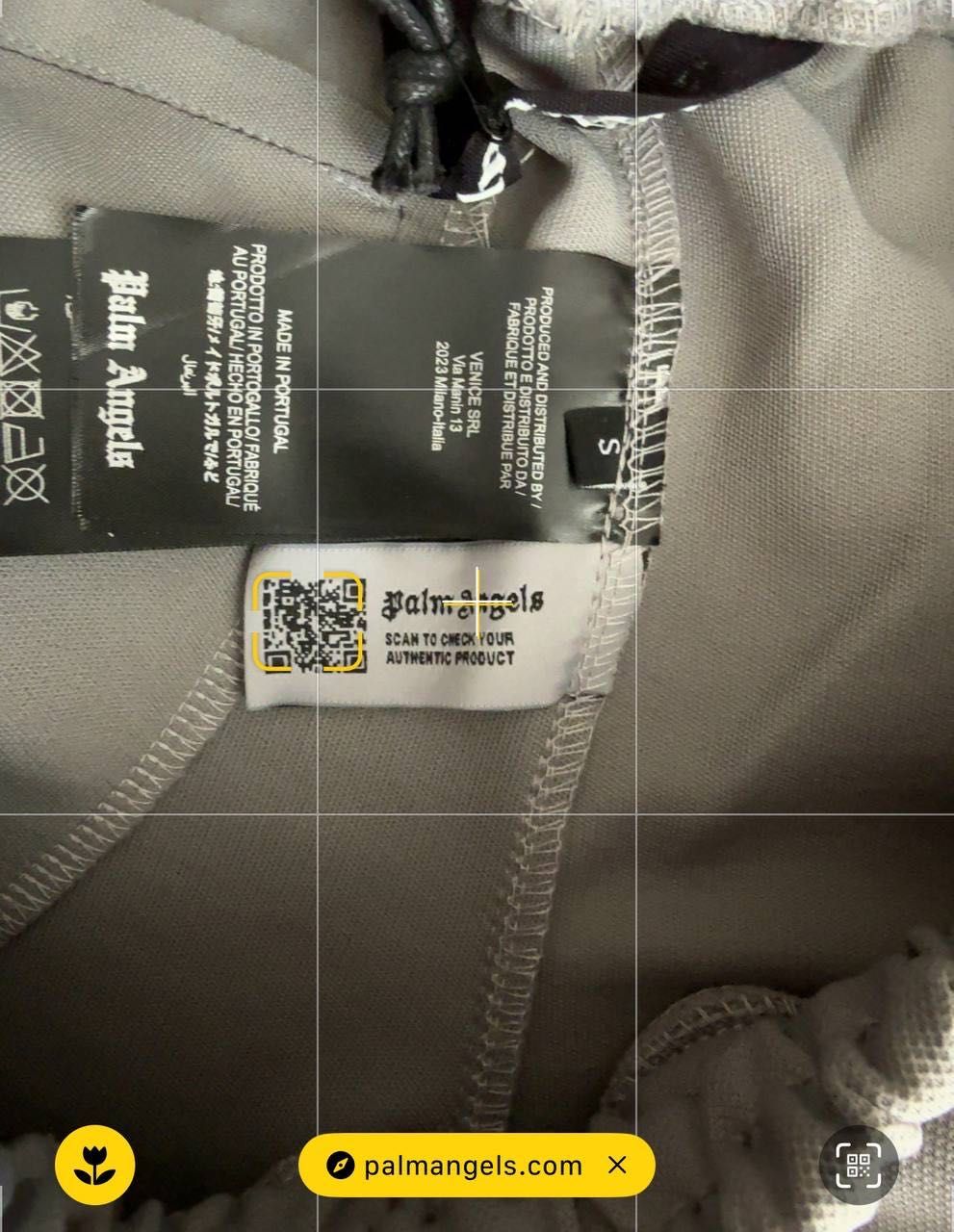 Szorty Palm Angels Grey