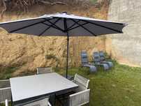 Chapeo de sol com leds solares