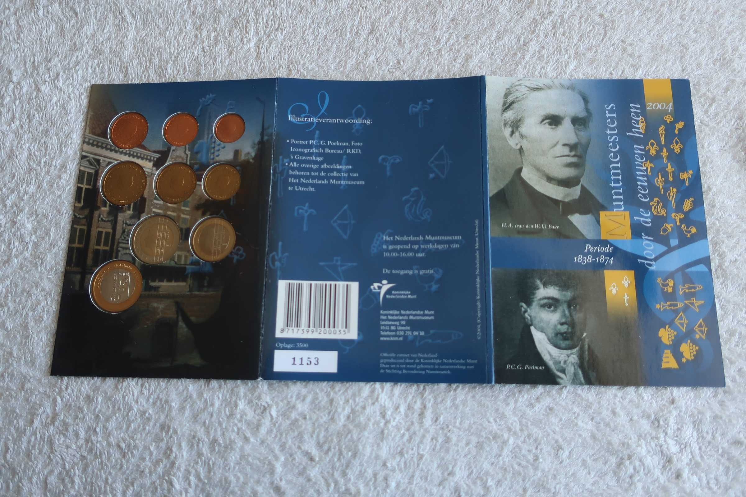 Carteira Moedas EURO Coins - HOLANDA  (Vários Anos)