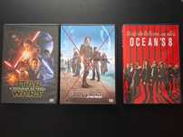 DVD's - Star Wars, Ocean's 8, 24 Horas e documentário Séc. XX