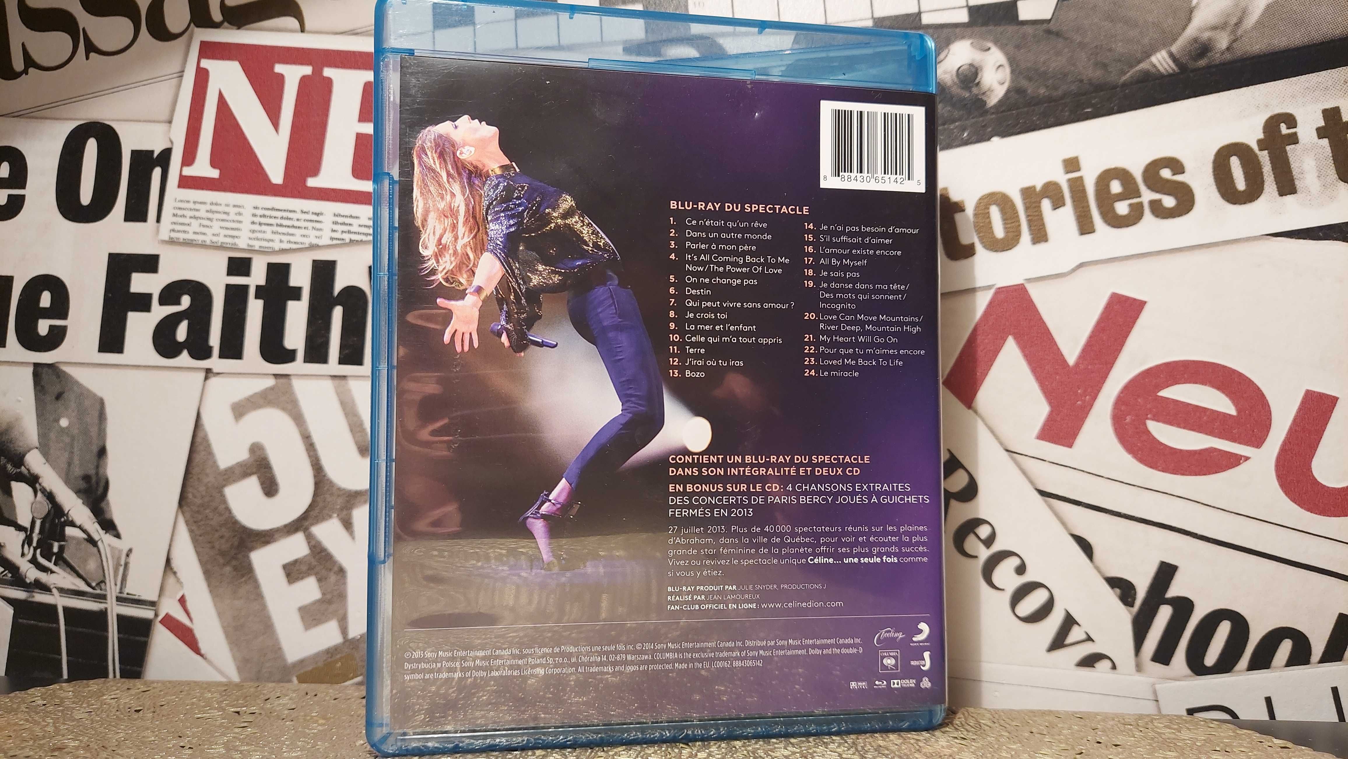 Celine Dion - Une Seule Fois Live Blu-ray + 2 x CD
