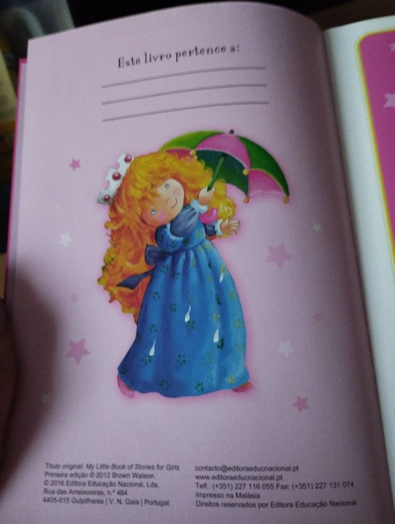 Livro novo "O meu livro de contos para meninas"